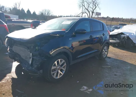 2015 Kia Sportage Lx from USA, damaged, VIN KNDPBCAC8F7758252